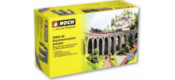 noch 58665 Viaduc courbe en pierres, R 437 mm